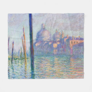 Claude Monet - Grand Canal, Venice Fleece Blanket