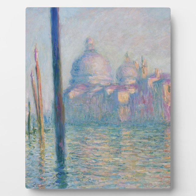 Claude Monet Grand Canal Venice Italy Travel Plaque (Front)