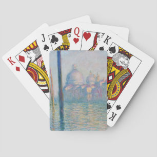 Claude Monet Grand Canal Venice Italy Travel Playing Cards
