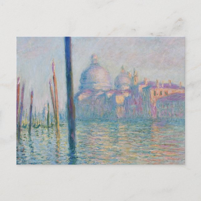 Claude Monet Grand Canal Venice Italy Travel Postcard (Front)