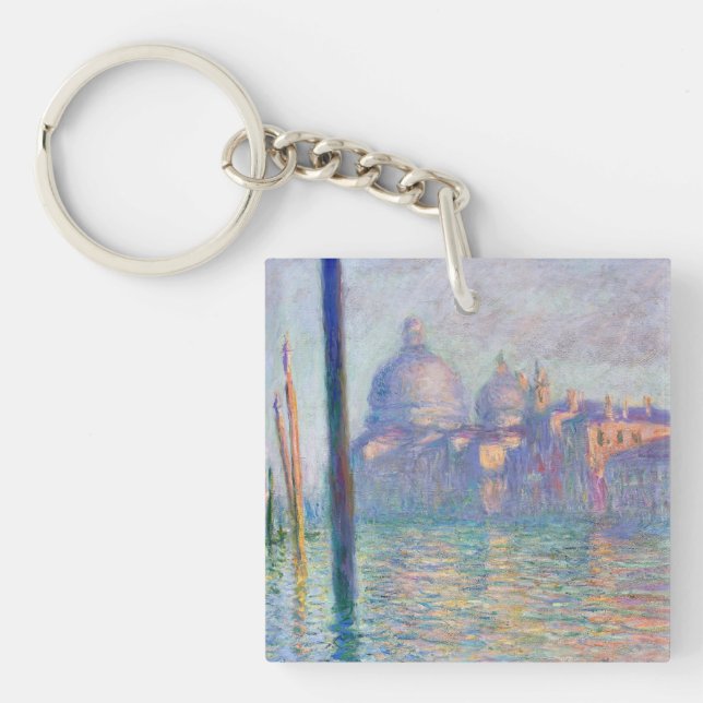 Claude Monet - Grand Canal, Venice Key Ring (Front)