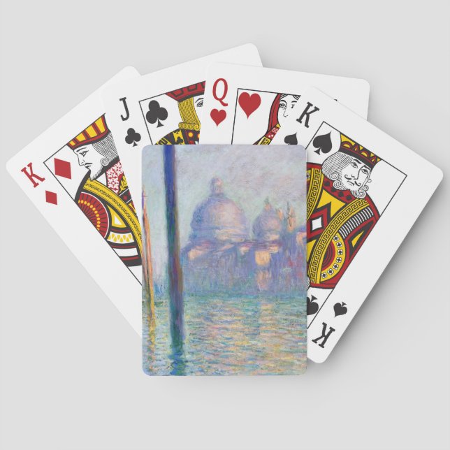 Claude Monet - Grand Canal, Venice Playing Cards (Back)