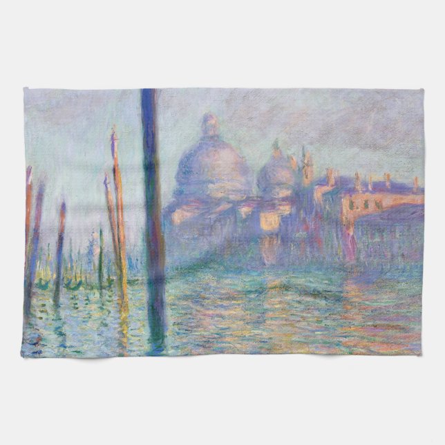 Claude Monet - Grand Canal, Venice Tea Towel (Horizontal)