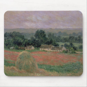Claude Monet   Haystack at Giverny, 1886 Mouse Mat