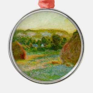 Claude Monet // Haystacks Metal Tree Decoration