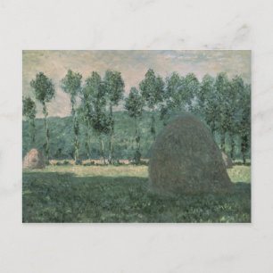 Claude Monet   Haystacks near Giverny, c.1884-89 Postcard