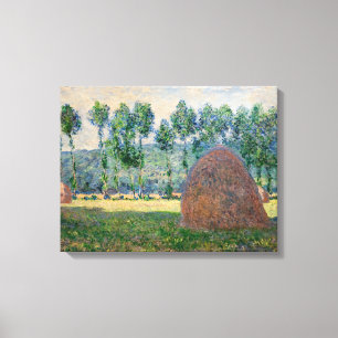 Claude Monet - Haystacks near Giverny Canvas Print