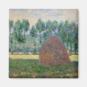 Claude Monet - Haystacks near Giverny Magnet
