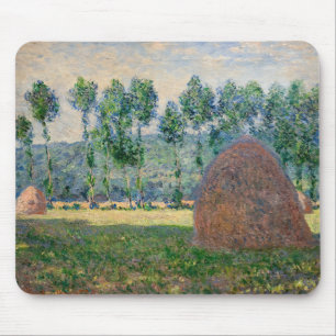 Claude Monet - Haystacks near Giverny Mouse Mat