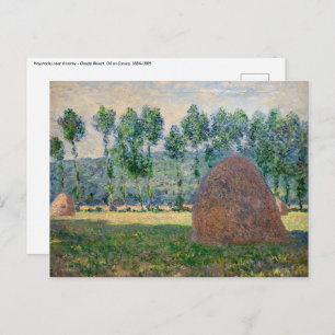 Claude Monet - Haystacks near Giverny Postcard