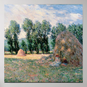 Claude Monet - Haystacks Poster