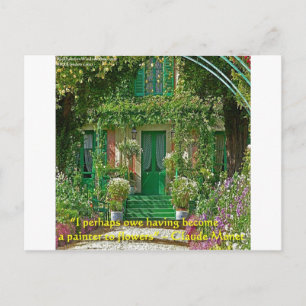 Claude Monet Home & Quote Gifts Cards & Tees