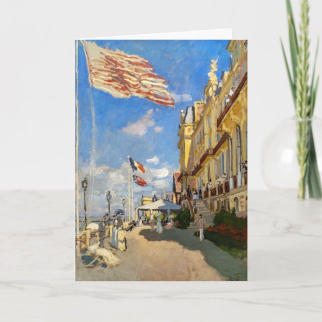 Claude Monet - Hotel des Roches Noires, Trouville Card (Front)