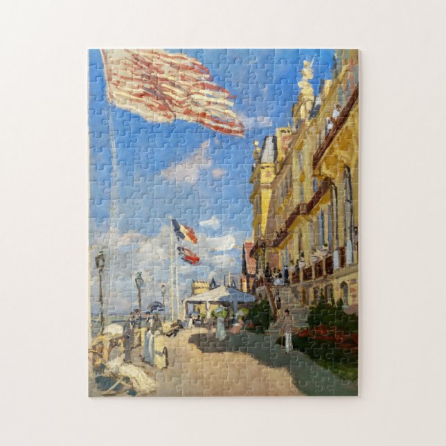 Claude Monet - Hotel des Roches Noires, Trouville Jigsaw Puzzle (Vertical)
