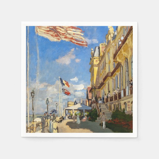 Claude Monet - Hotel des Roches Noires, Trouville Napkin (Front)