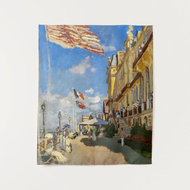 Claude Monet - Hotel des Roches Noires, Trouville Tapestry (Front)