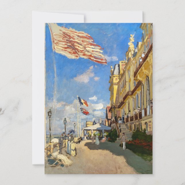 Claude Monet - Hotel des Roches Noires, Trouville Thank You Card (Front)