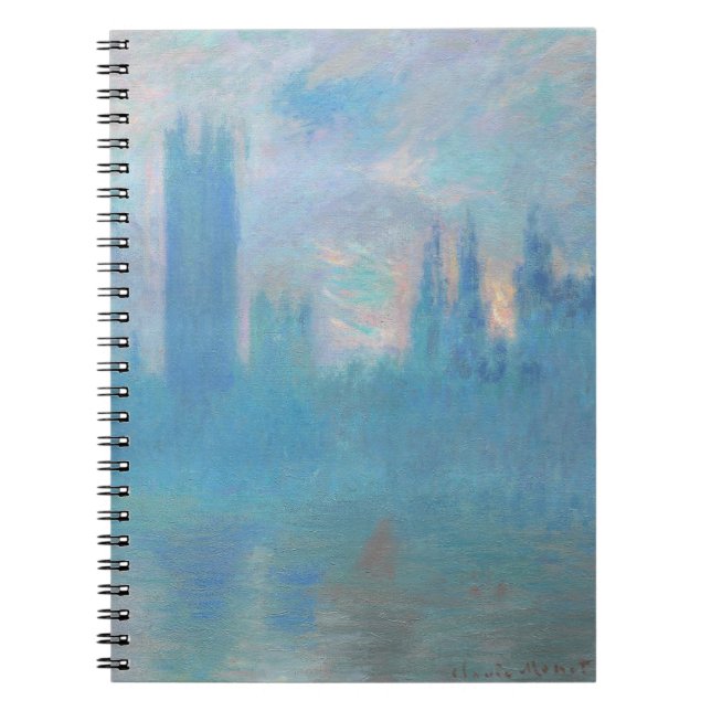 Claude Monet. Houses of Parliament London. Blue Notebook (Front)