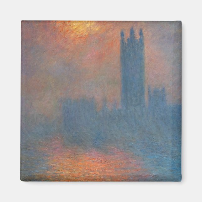 Claude Monet - Houses of Parliament London Magnet (Front)