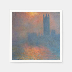 Claude Monet - Houses of Parliament London Napkin