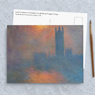 Claude Monet - Houses of Parliament London Postcard