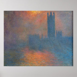 Claude Monet - Houses of Parliament London Poster