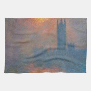 Claude Monet - Houses of Parliament London Tea Towel