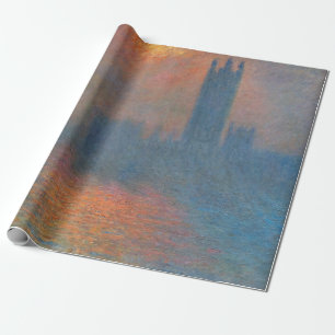 Claude Monet - Houses of Parliament London Wrapping Paper