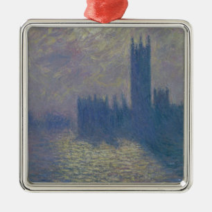 Claude Monet   Houses of Parliament, Stormy Sky Metal Tree Decoration