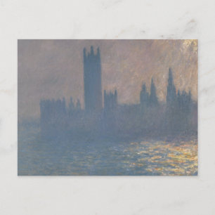 Claude Monet - Houses of Parliament, Sunlight Postcard