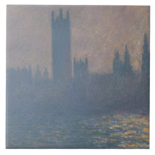 Claude Monet - Houses of Parliament, Sunlight Tile