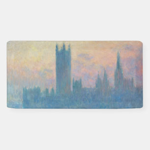 Claude Monet Houses of Parliament Sunset Banner
