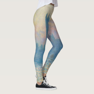 Claude Monet Houses of Parliament Sunset Leggings