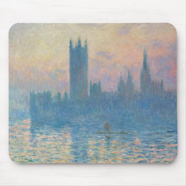 Claude Monet Houses of Parliament Sunset Mouse Mat (Front)