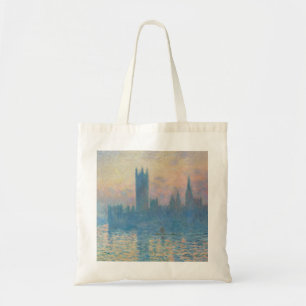 Claude Monet Houses of Parliament Sunset Tote Bag