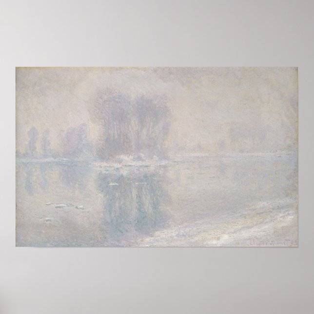 Claude Monet | Ice Floes Poster (Front)