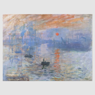 Claude Monet Impression Sunrise 1872 Harbour Art Tissue Paper