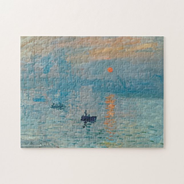 CLAUDE MONET - Impression, sunrise 1872 Jigsaw Puzzle (Horizontal)