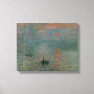 Claude Monet - Impression, Sunrise Canvas Print