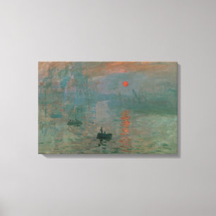 Claude Monet - Impression, Sunrise Canvas Print