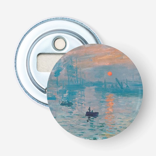 Claude Monet Impression Sunrise French Bottle Opener (Front)