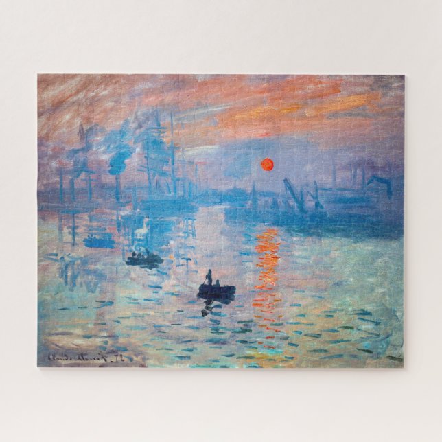 Claude Monet - Impression, Sunrise Jigsaw Puzzle (Horizontal)