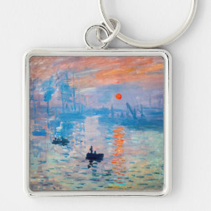 Claude Monet - Impression, Sunrise Key Ring