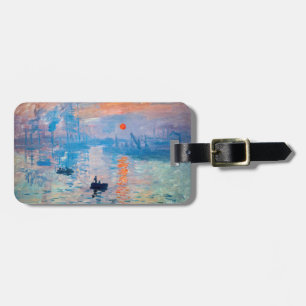 Claude Monet - Impression, Sunrise Luggage Tag
