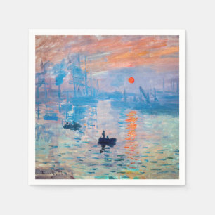 Claude Monet - Impression, Sunrise Napkin