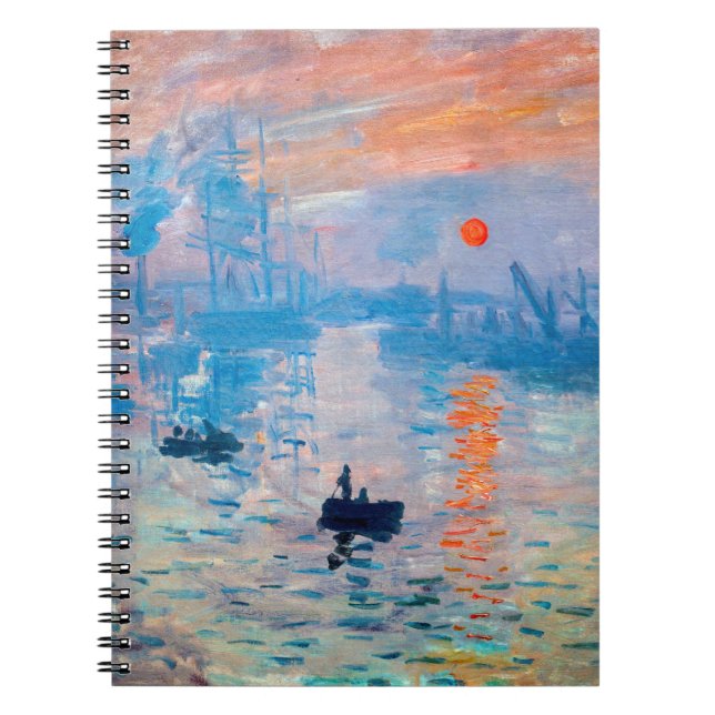 Claude Monet - Impression, Sunrise Notebook (Front)