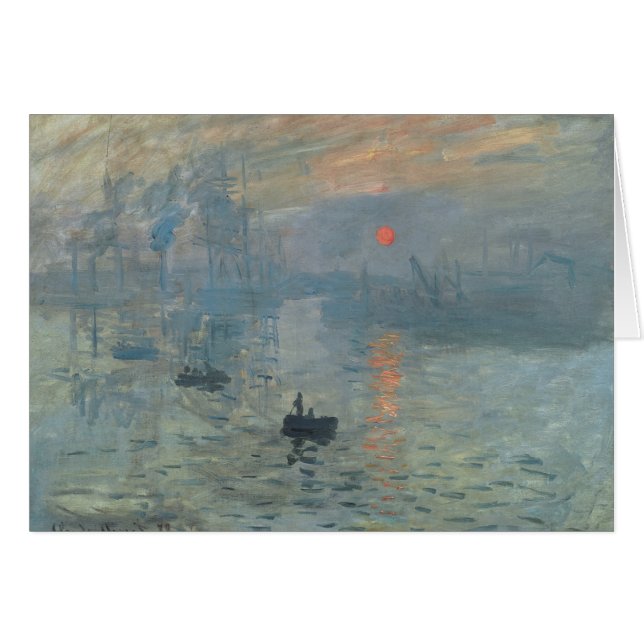 Claude Monet Impression Sunrise Soleil Levant (Front Horizontal)
