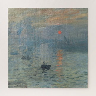Claude Monet Impression Sunrise Soleil Levant Jigsaw Puzzle