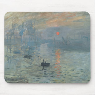 Claude Monet Impression Sunrise Soleil Levant Mouse Mat