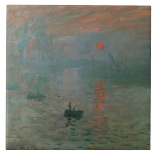 Claude Monet - Impression, Sunrise Tile